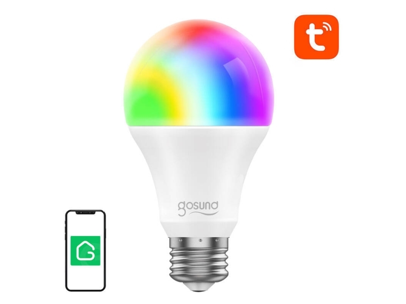 RGB Gosund WB4 8W 800lm Tuya smart LED bulb | Belysning - Intelligent belysning (Smart Home) - Intelligent belysning | GameStuff
