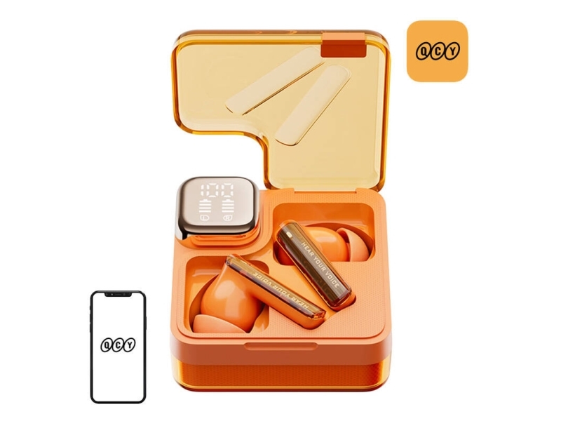 Tws Qcy Melobuds Neo T31 Headphones (Orange)