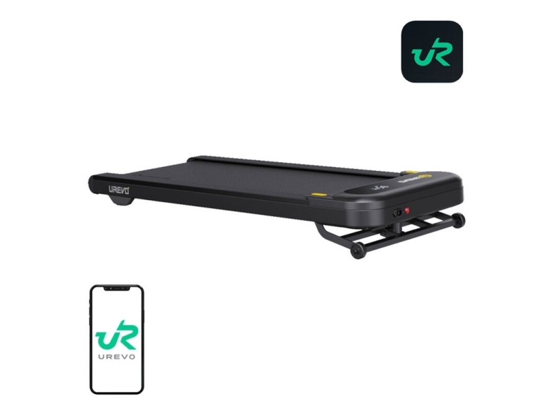 UREVO SpaceWalk 3S išmanus bėgimo takelis, juodas