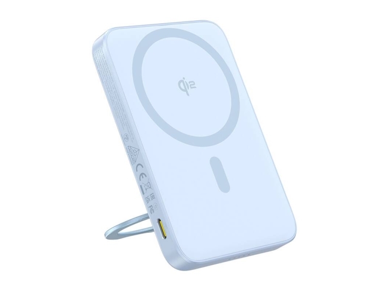 Baseus powerbank med stand PicoGo Qi2 5000 mAh 20 W (blå)