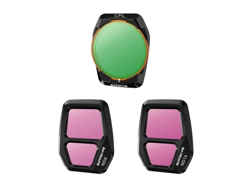 Sunnylife A3s-Fi925cpl Adjustable Lens Filter, Cpl+Nd8+Nd16 For Air 3S 3Pcs