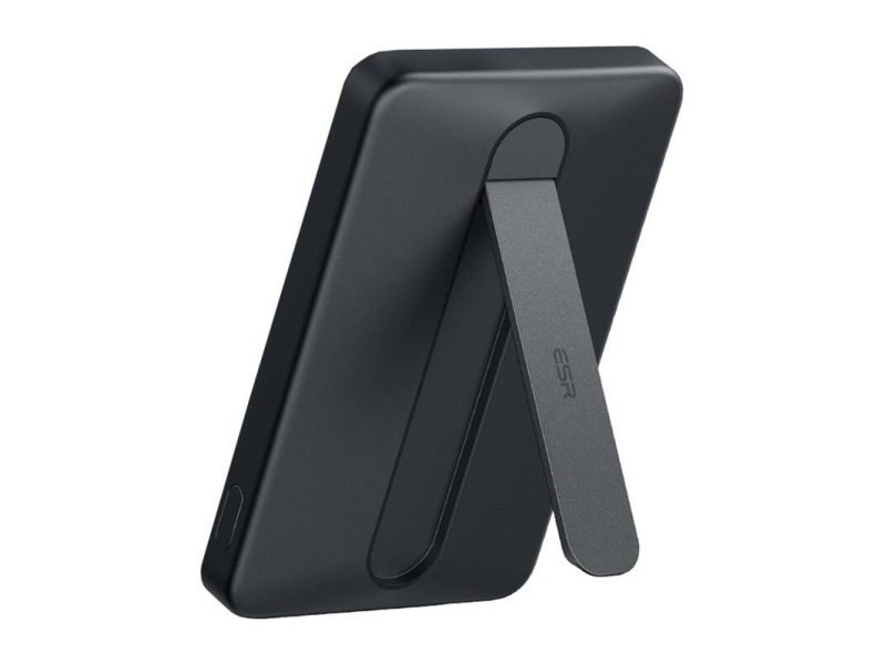 Esr Qi2 Magslim 5000 Mah Magnetische Powerbank Mit Ladestation (Schwarz)