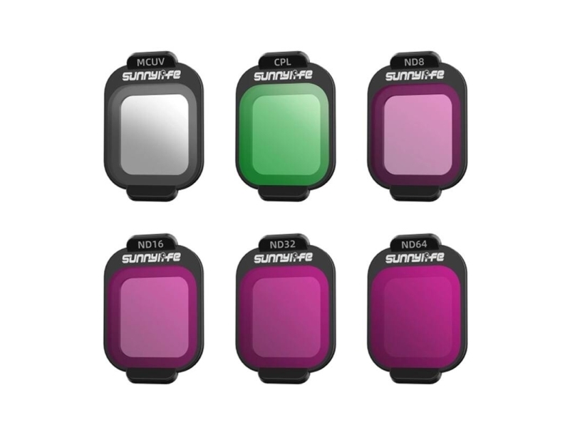 MCUV, CPL, ND8, ND16, ND32, ND64 Sunnylife filters for DJI Flip