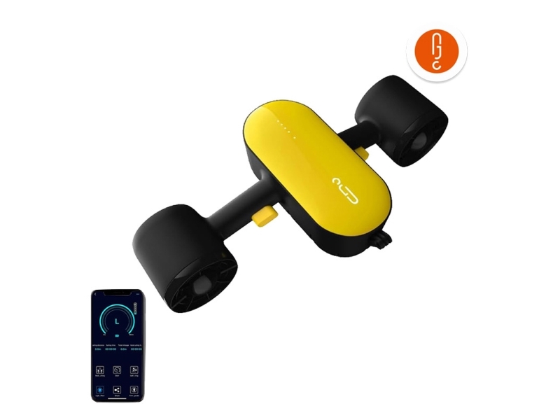 Geneinno S2 dränkbar (svart och gul) | Marin - Motor och styrning - Båtmotorer | GameStuff