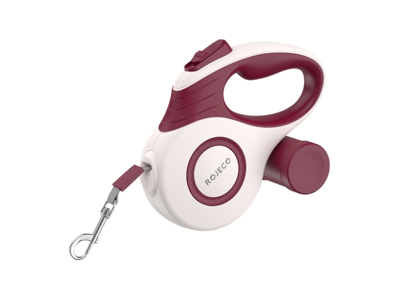 Rojeco A12 5M Automatic Retractable Dog Leash (Red)