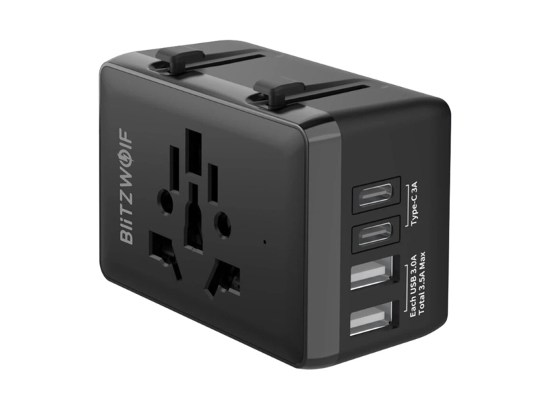 Blitzwolf Bw-Ta1 4-In-1 Mit Spulenadapter 2Xusb + C + Pd 20W