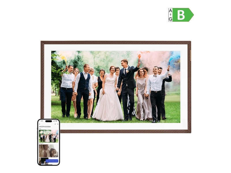 "Arzopa D156 (Braun) 15,6" Digitaler Fotorahmen