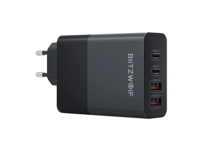 Blitzwolf Bw-S29 120W Mains Charger Juodos Spalvos