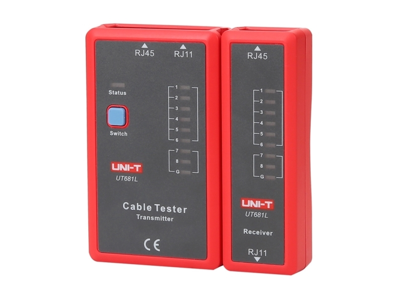 UNI-T UT681L nätverkskabeltestare | EL Artiklar - Andra EL - Inbyggda mätinstrument | GameStuff