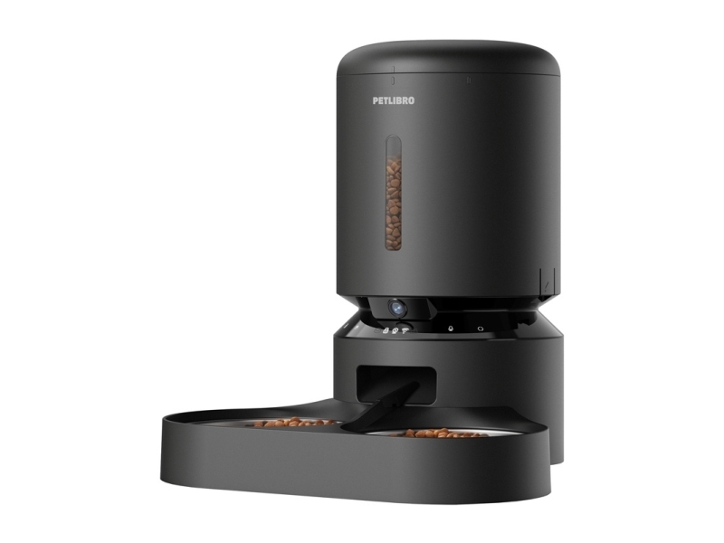Petlibro Granary Camera Food Dispenser with Double Bowl 5L Black