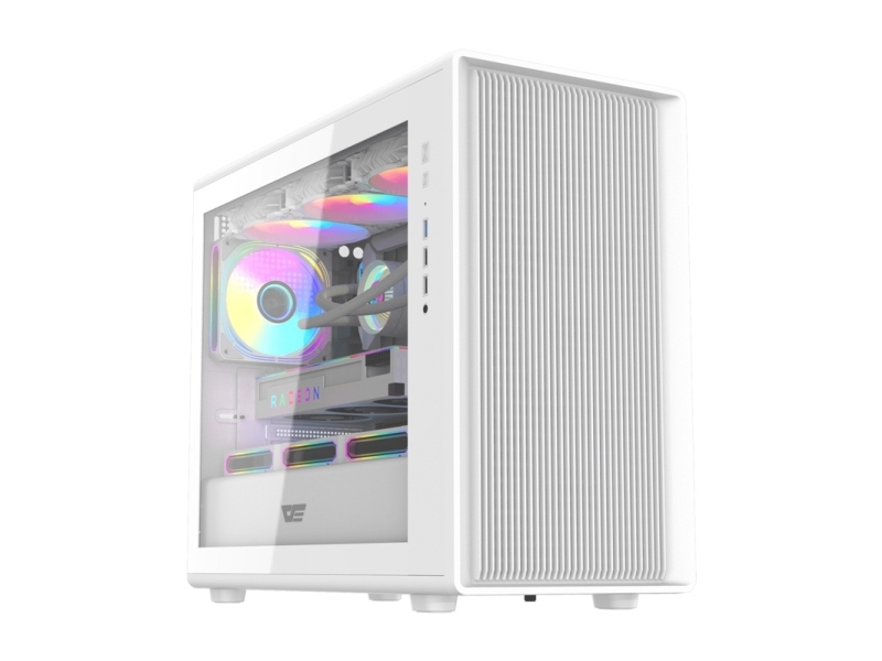 Darkflash Db460m Computerkasse (Hvid)