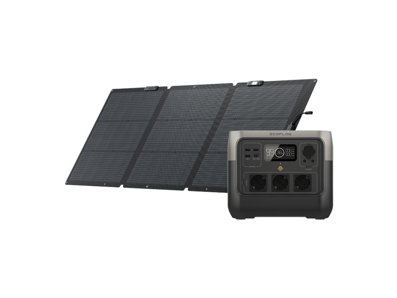 Set: EcoFlow River 2 Pro power station + 160W photovoltaic panel.