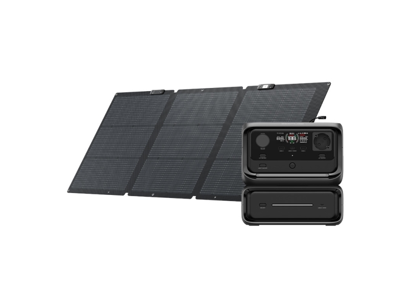Set: EcoFlow River 3 Max power station + 160W photovoltaic panel.