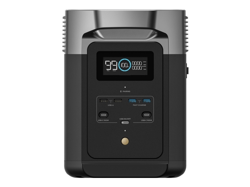 Set: EcoFlow Delta 2 power station + 220W photovoltaic panel.