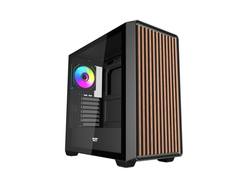 Darkflash Ds900wd Atx Computer Case (Black) + 4 Fans