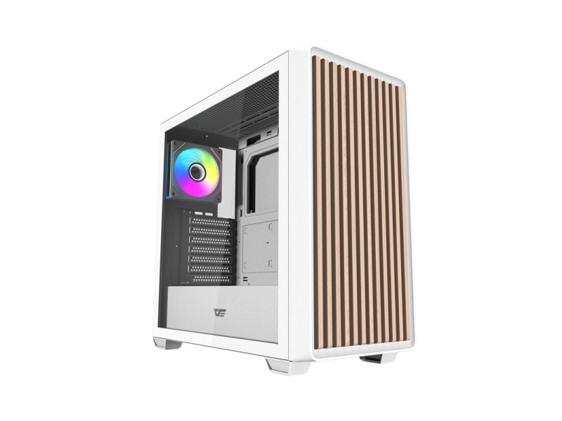 Darkflash Ds900wd Atx Gehäuse (Weiß) + 4 Lüfter