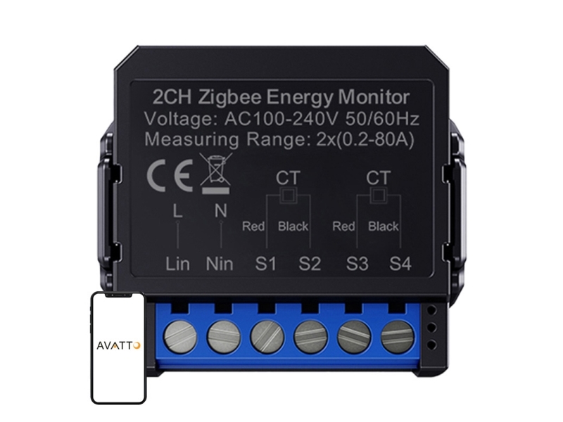 Avatto ZWPM16â2 ZigBee Smart BiâDirectional Energy Meter