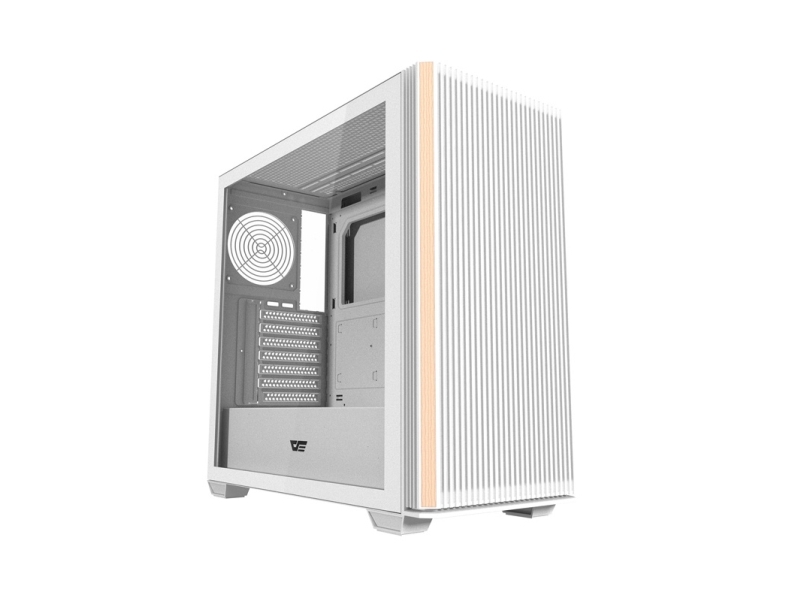 "Darkflash Ds900ws Atx Lüfterloses Pc-Gehäuse (Weiß)