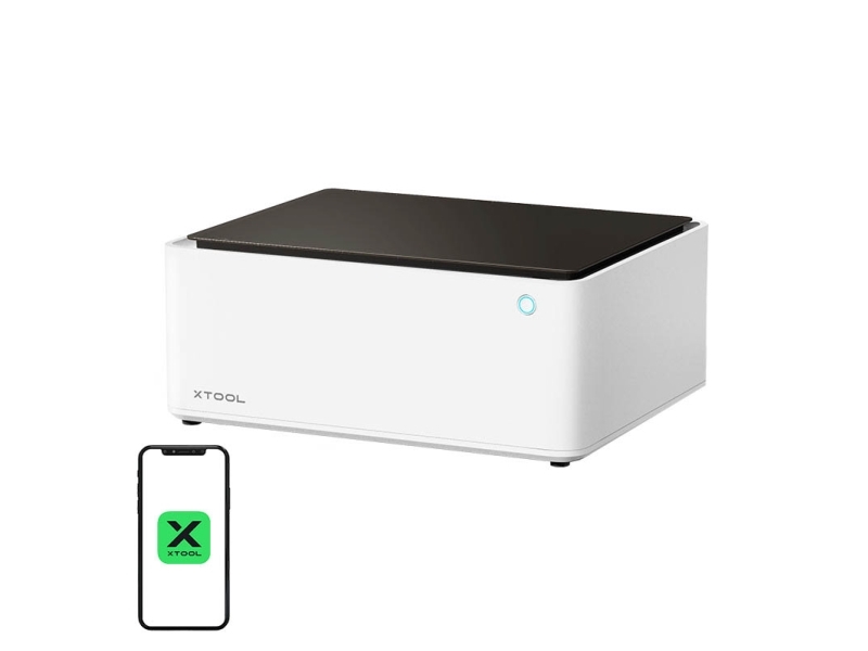 3 viename xTool M1 10W lazerinis graviravimo įrenginys