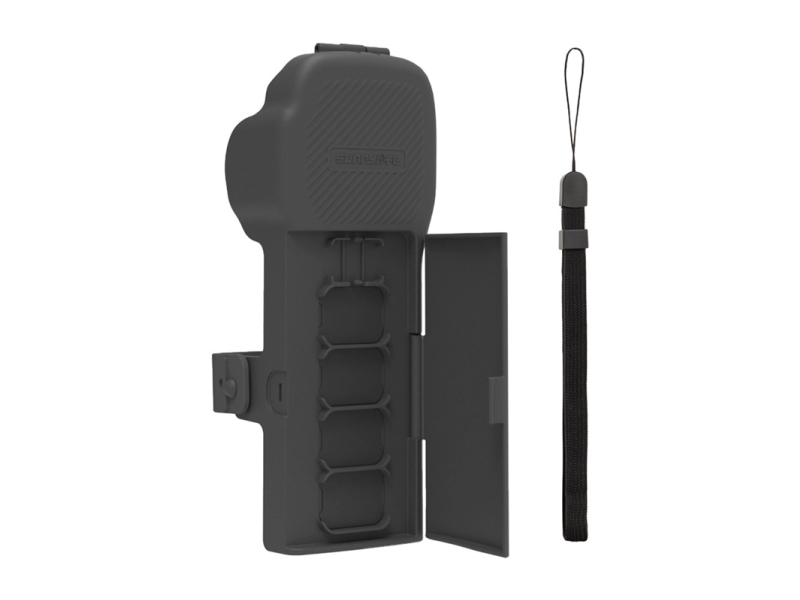„Sunnylife“ Apsauginis Dėklas Su Dirželiu Ir Virvele, Skirtas „Osmo Pocket 3“ (Pilkas)