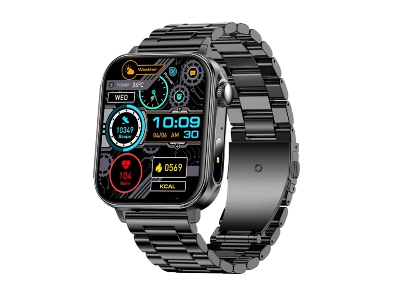 Smartwatch Colmi P80 Czarny (P80 Steel Black)