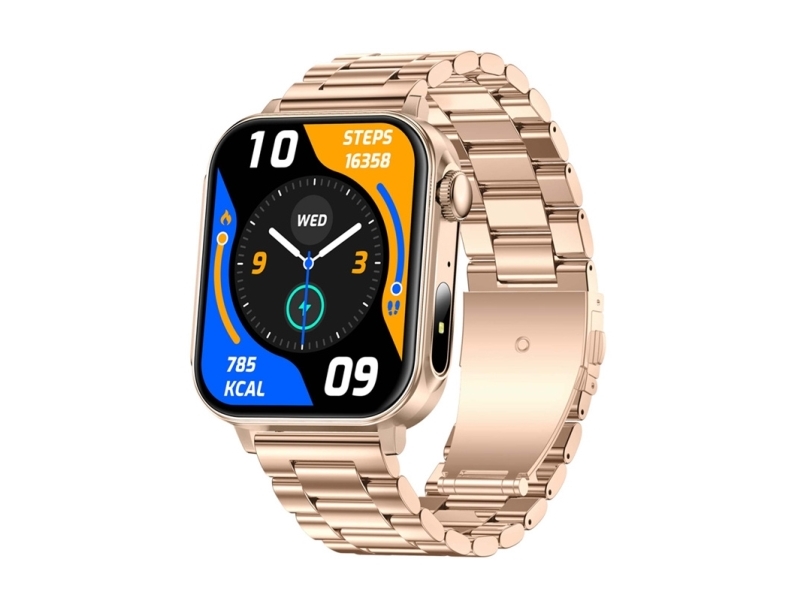 Colmi P80 Smartwatch (Stahl Und Gold)