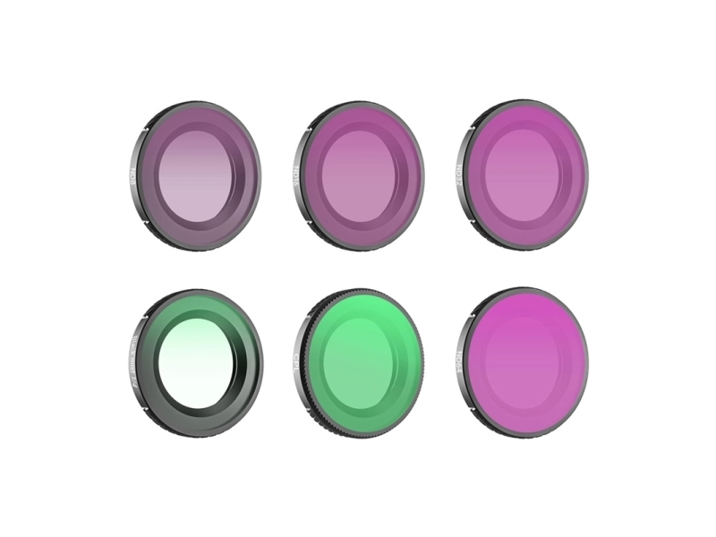 Set Of 6 Sunnylife 1/4 Black Mist + Cpl + Nd8 + Nd16 + Nd32 + Nd64 Filters For Osmo Nano