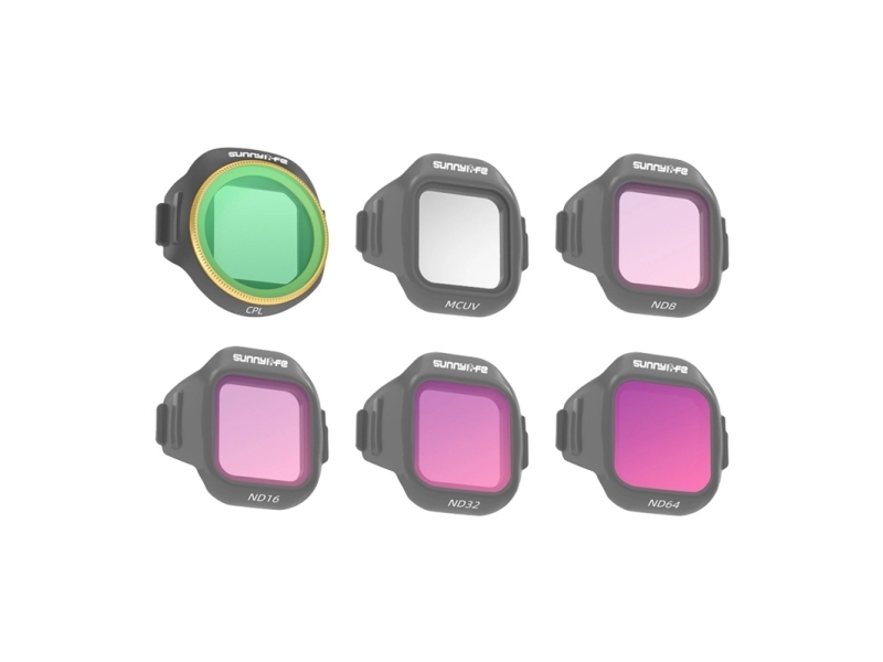 Set Of 6 Sunnylife Mcuv + Cpl + Nd8 + Nd16 + Nd32 + Nd64 Filters For Mini 5 Pro