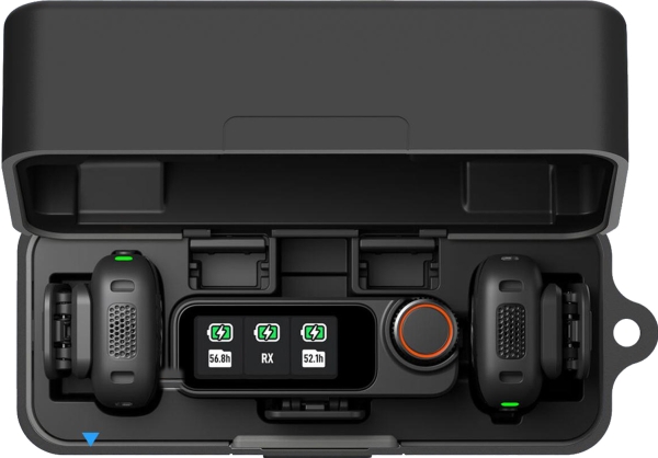 Puluz Silikoneopladningsetui Beskyttelsescover Til Dji Mic 3 (Sort)