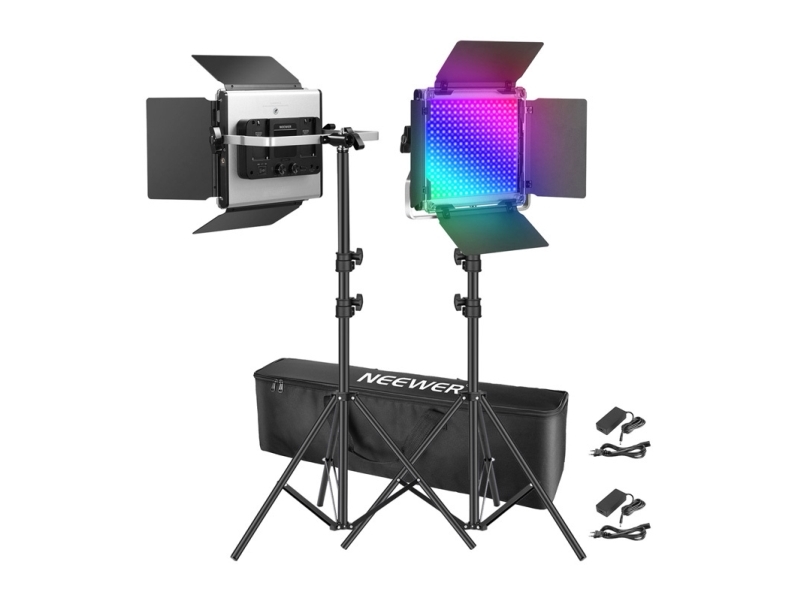 Neewer 2×660 Pro Ii Rgb Led Lampe 2×200Cm