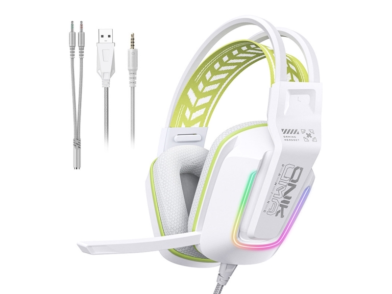 Onikuma X13 Gaming-Kopfhörer (Baltas)