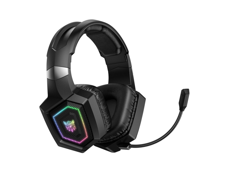 Onikuma Schwarz Gt806 Kabellose Bluetooth 5.4 Gaming Kopfhörer Rgb - Bild 2
