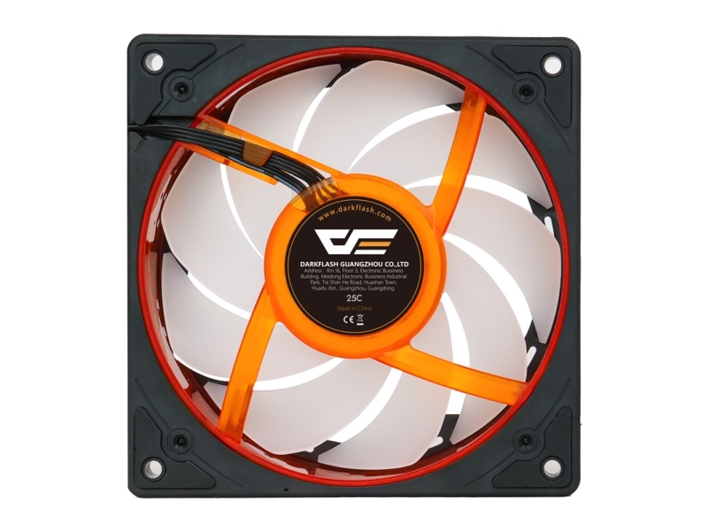 Darkflash DE8 køleventilator (sort)
