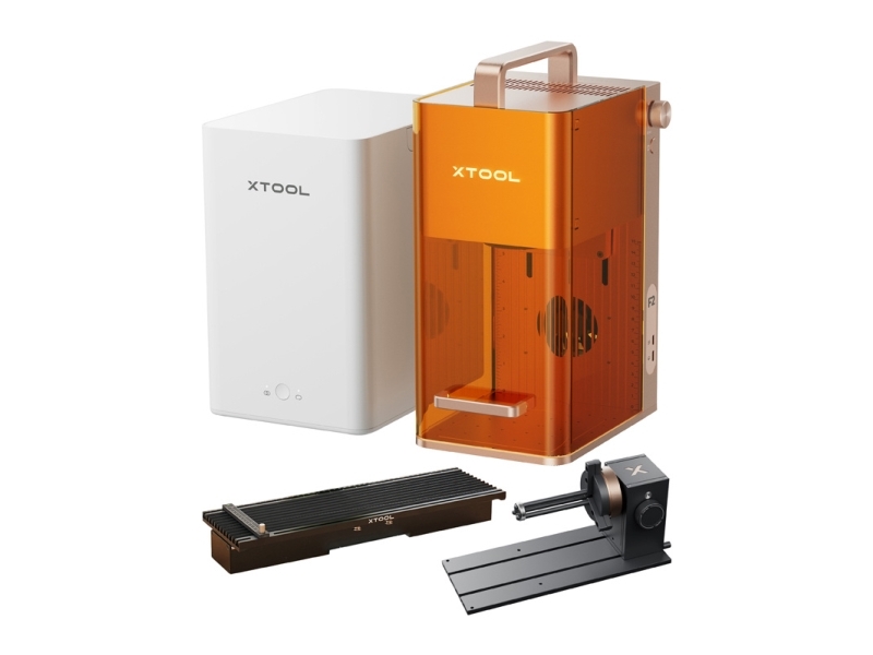 Lazerinio graviravimo staklės 2 viename xTool F2 - Prabangus rinkinys
