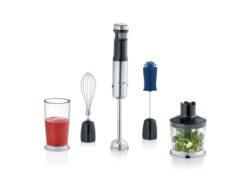 Graef Hb802, Nedsænkning Blender, 200 W, Sort, Rustfrit Stål
