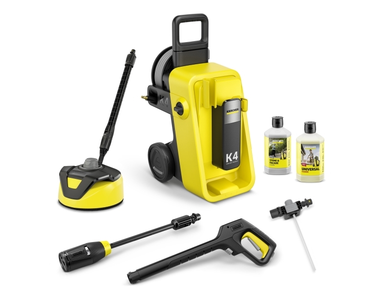 Kärcher K 4 Comfort Premium Home, Stående, 5 M, Gul, 420 L/T, 130 Bar, 40 °C