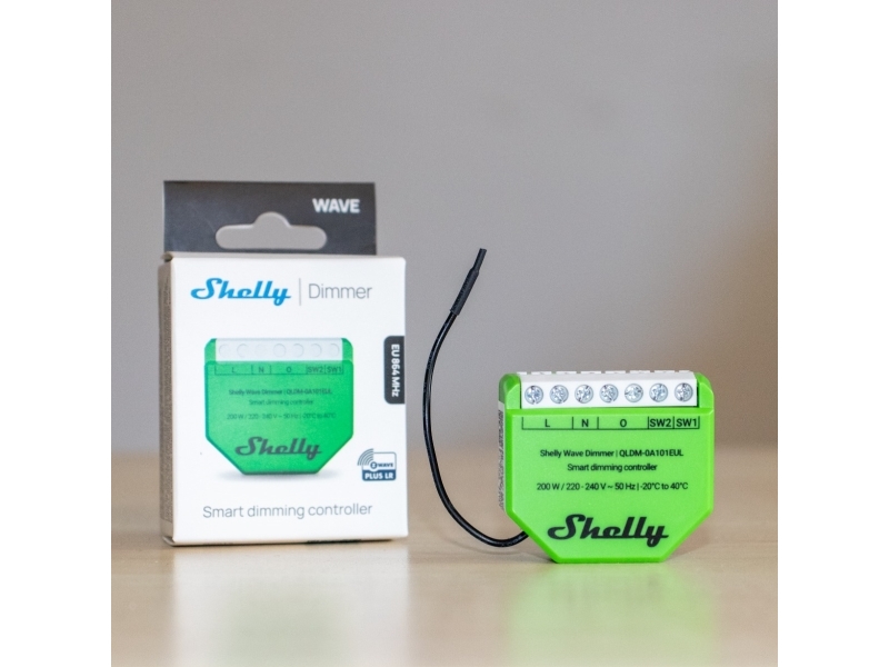 Shelly · Unterputz · "Wave Dimmer LR" · Z-Wave