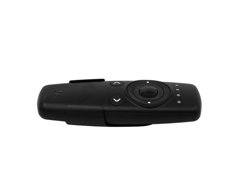 Shelly · Plug & Play · "Blu Remote Control ZB black" · Fernbedienung inkl. Halterung · BT · Zigbee · 4 Kanäle · Gestensteuerung · Scrollrad · 2x AAA
