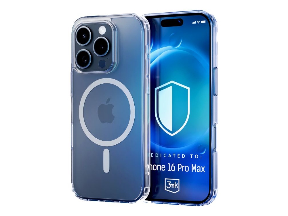3Mk Magcase Pro Apple Iphone 16 Pro Max, Cover, Apple, Iphone 16 Pro Max, 17,5 Cm (6.9"), Transparent