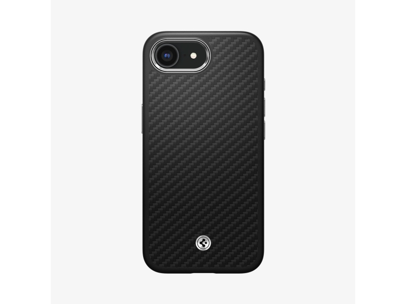 Spigen Enzo Aramid, Cover, Apple, Iphone 16E, 15,5 Cm (6.1"), Schwarz