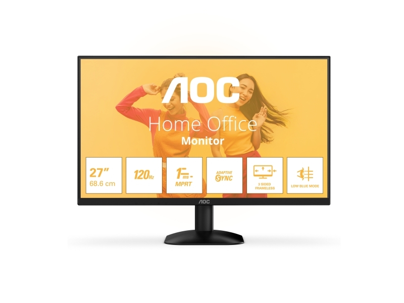 Aoc B3 27B35hm, 68,6 Cm (27"), 1920 X 1080 Pixel, Fuld Hd, Led, 4 Ms, Sort