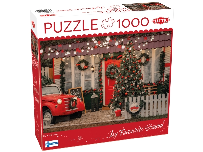 Tactic Puzzle Lovers Christmas Porch 1000 Pcs Puzzle