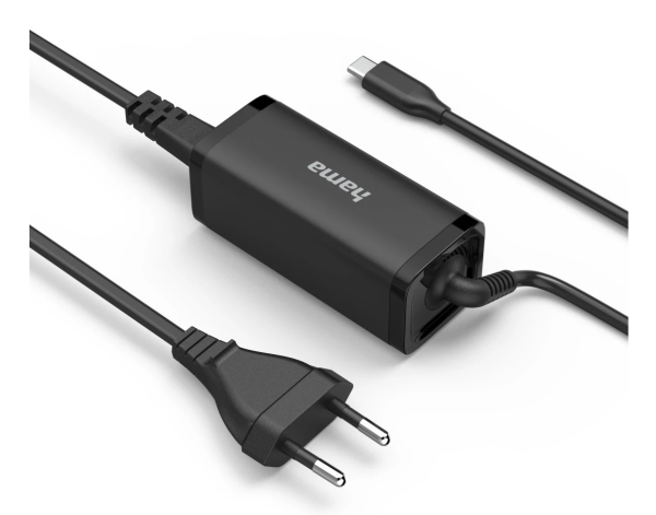 Hama Ladegerät Für Notebooks Usb-C Pd 5-20V/65W