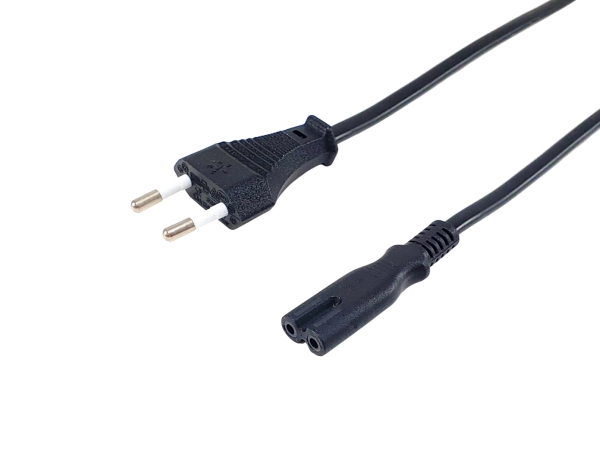 Equip Hochwertiges Netzkabel, C7 Auf 2Pin Euro, 3.0M, 3 M, 2-Polig, C7-Koppler, H03vvh2-F, 250 V, 2.5 A