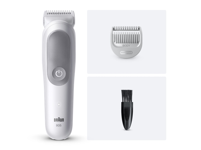 Braun - Kropstrimmer Series 5 +2 Groomingredskaber - Grå