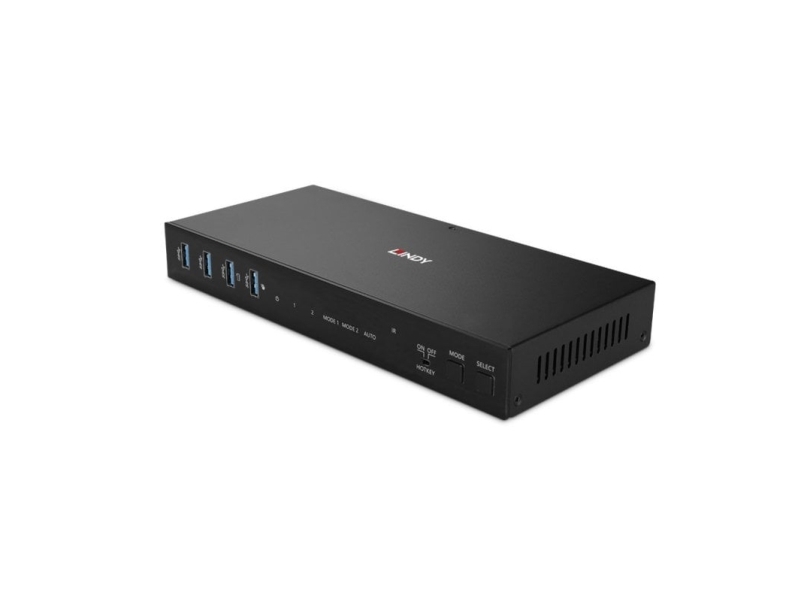 Lindy 2 Port Dual Head Hdmi 4K60,Usb3.0 Kvm Switch