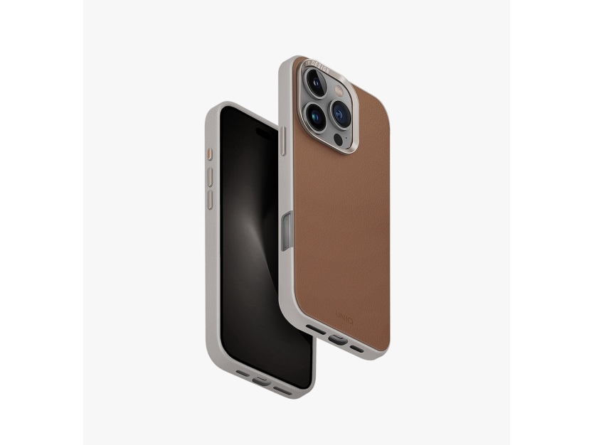 Uniq Lyden Ds Iphone 16 Pro 6.3" Magclick Ladetasche Karamell/Karmel-Elfenbein