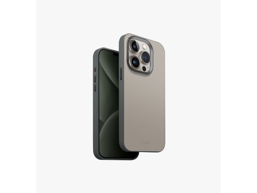 Uniq Lyden Ds, Cover, Apple, Iphone 15 Pro, 15,5 Cm (6.1"), Hellgrau