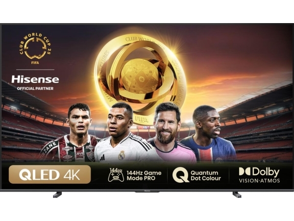 Hisense QLED Smart TV 100E7NQ, 2,54 m (100), 3840 x 2160 pixel, QLED, Smart TV, Wi-Fi, Grå