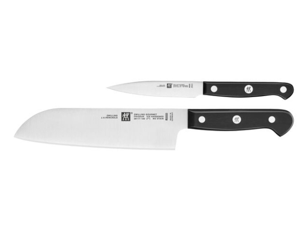 Zwilling - Gourmet Knivsæt Med Santoku Og Urtekniv - 2 Dele